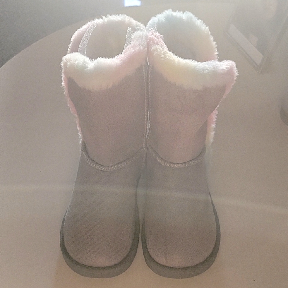 FabKids boots , Grey , Size 12 girls